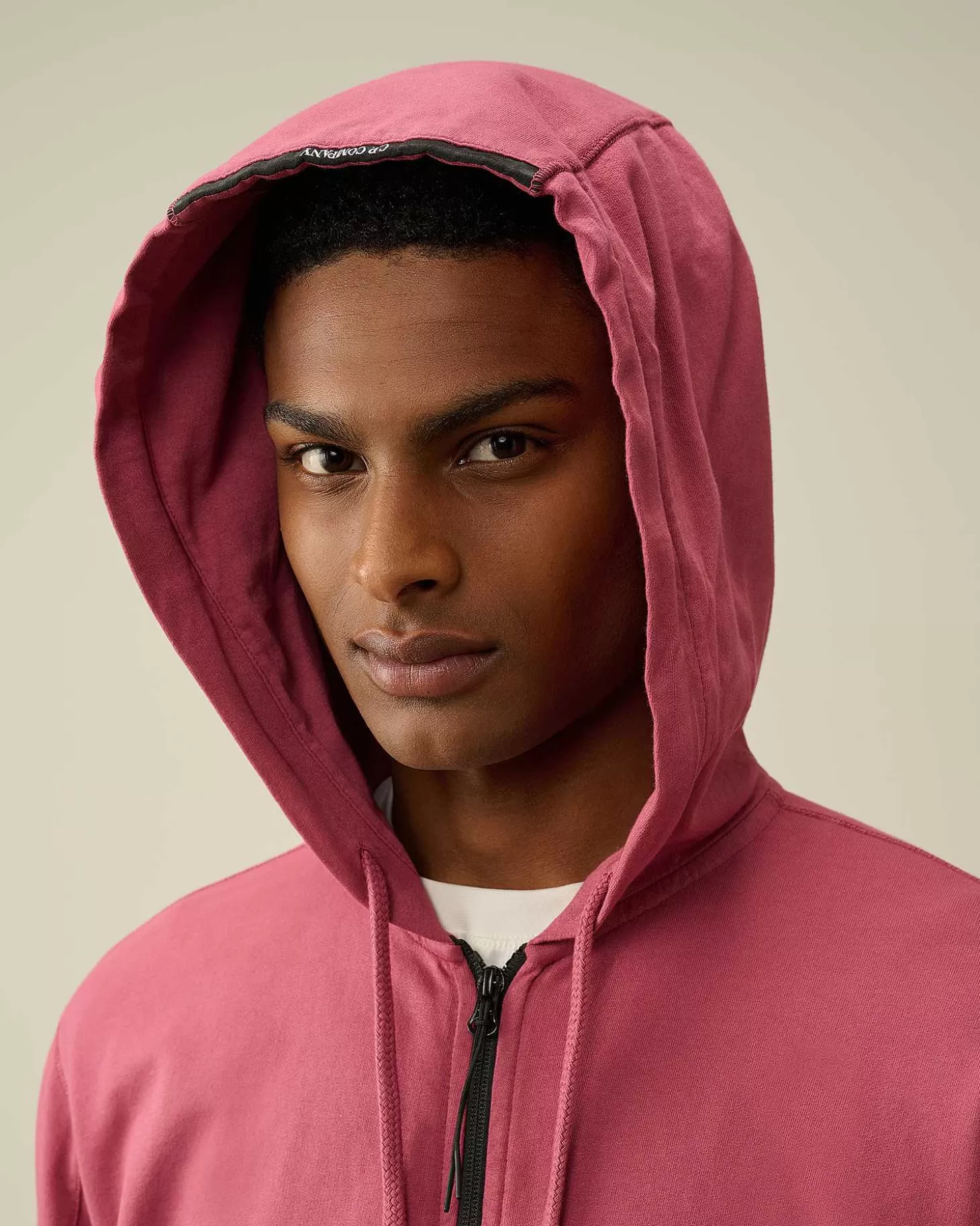 light_fleece_zipped_hoodie_5-1.webp Homme C.P. Company Sweat-Shirts^Light Fleece Zipped Hoodie