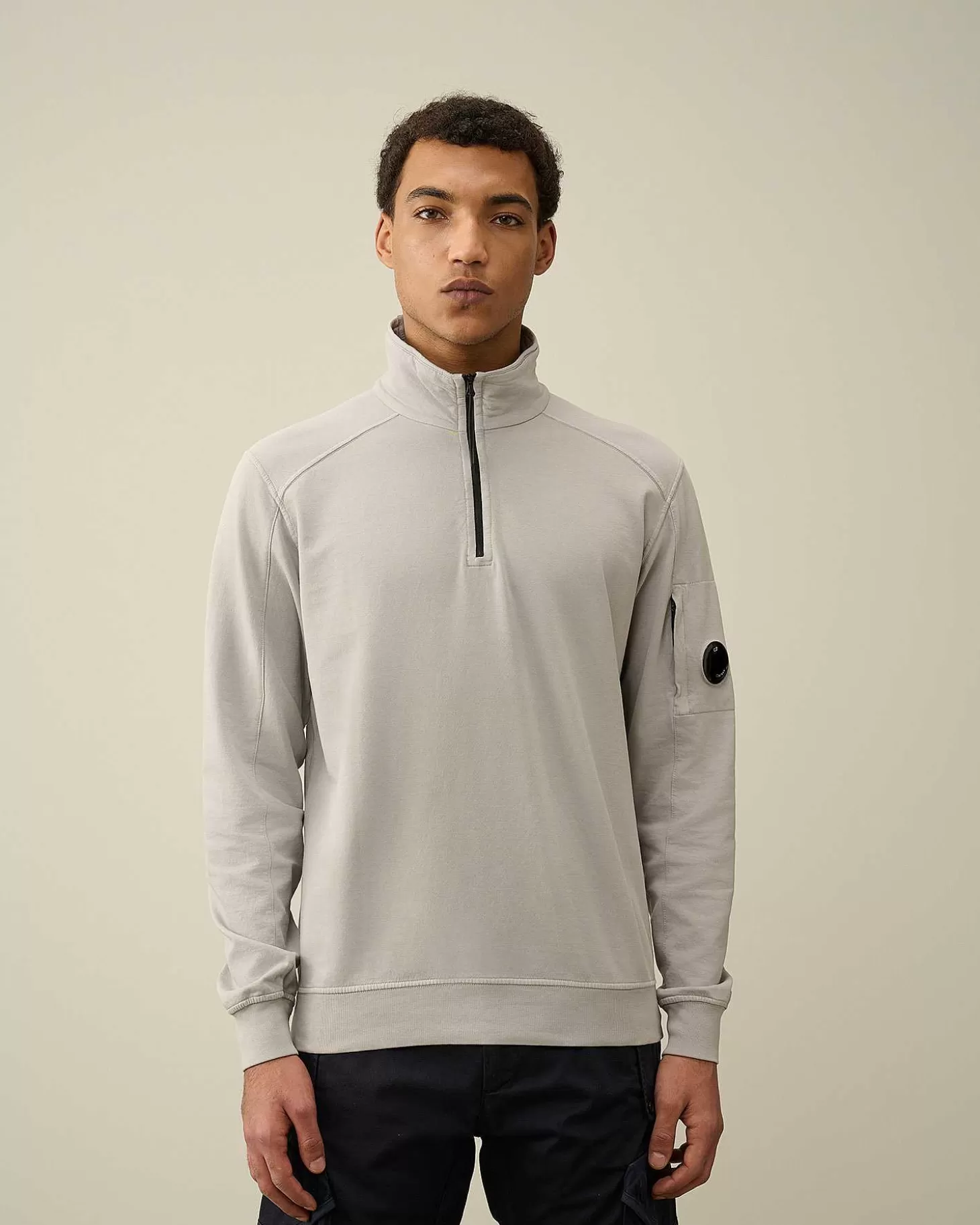 light_fleece_zipped_sweatshirt_2.webp Homme C.P. Company Sweat-Shirts^Light Fleece Zipped Sweatshirt