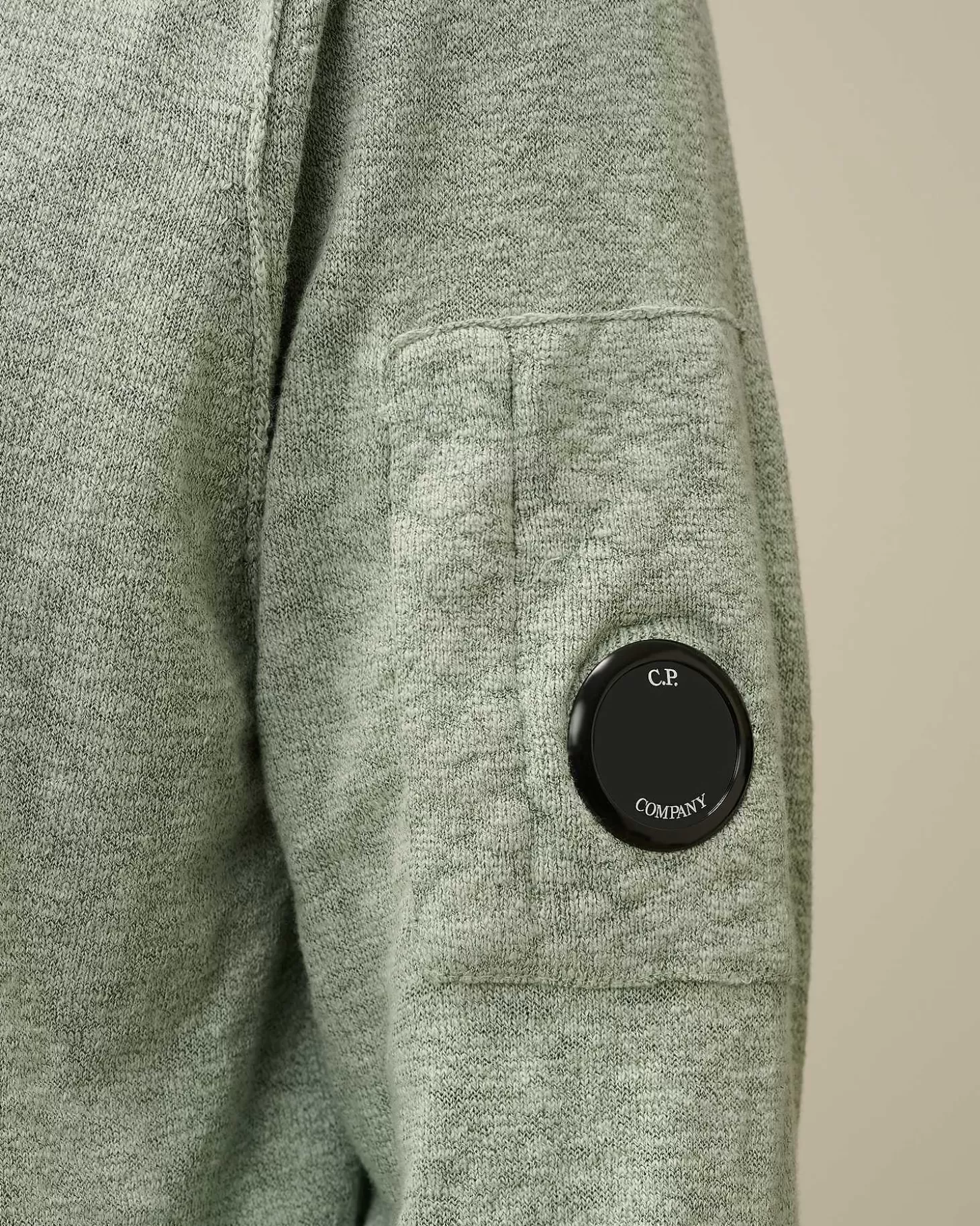 melange_knitwear_hoodie_4.webp Homme C.P. Company Pulls^Melange Knitwear Hoodie