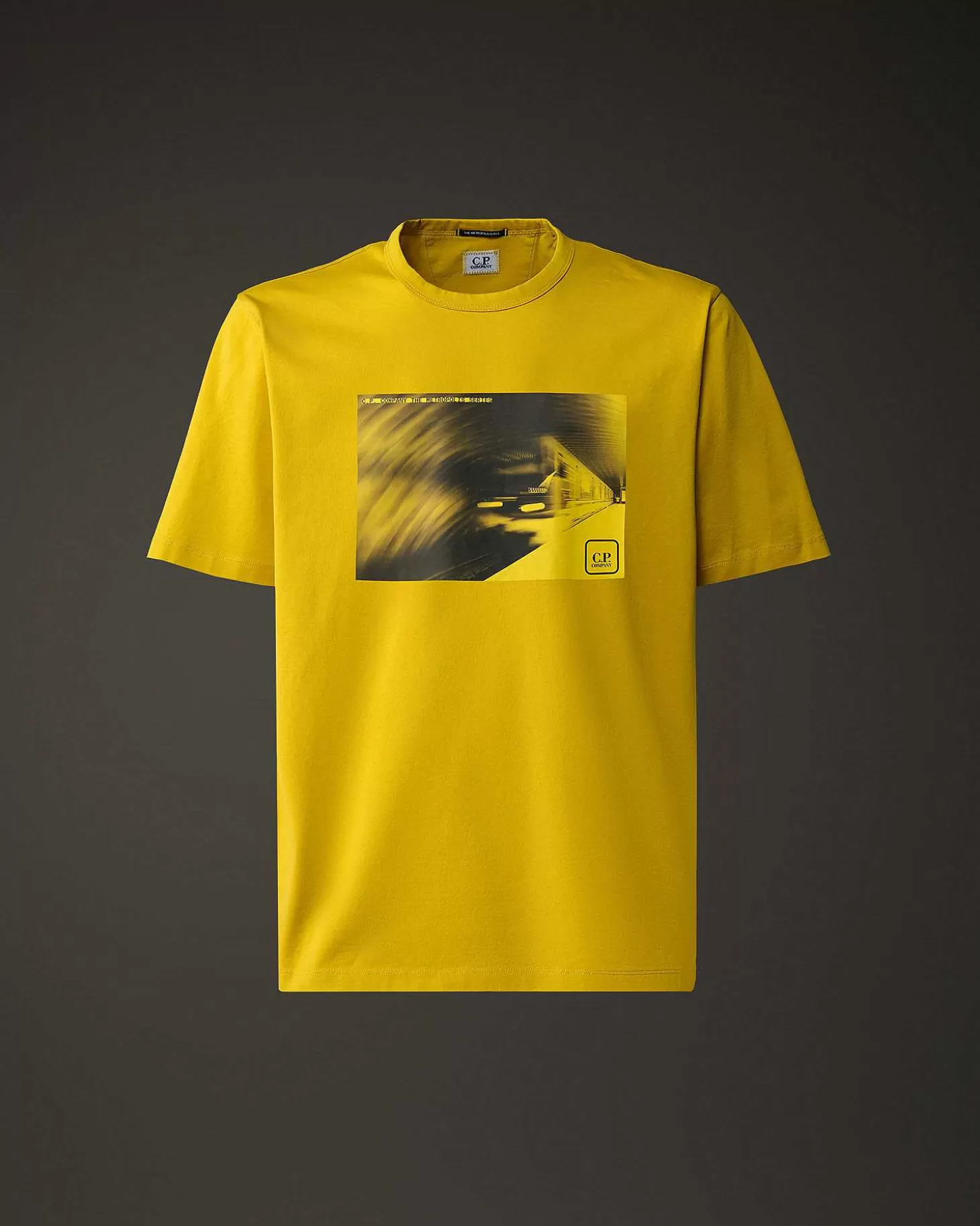 metropolis_series_mercerized_jersey_graphic_metro_tshirt_1-1.webp Homme C.P. Company Metropolis Series^Metropolis Series Mercerized Jersey Graphic Metro T-Shirt