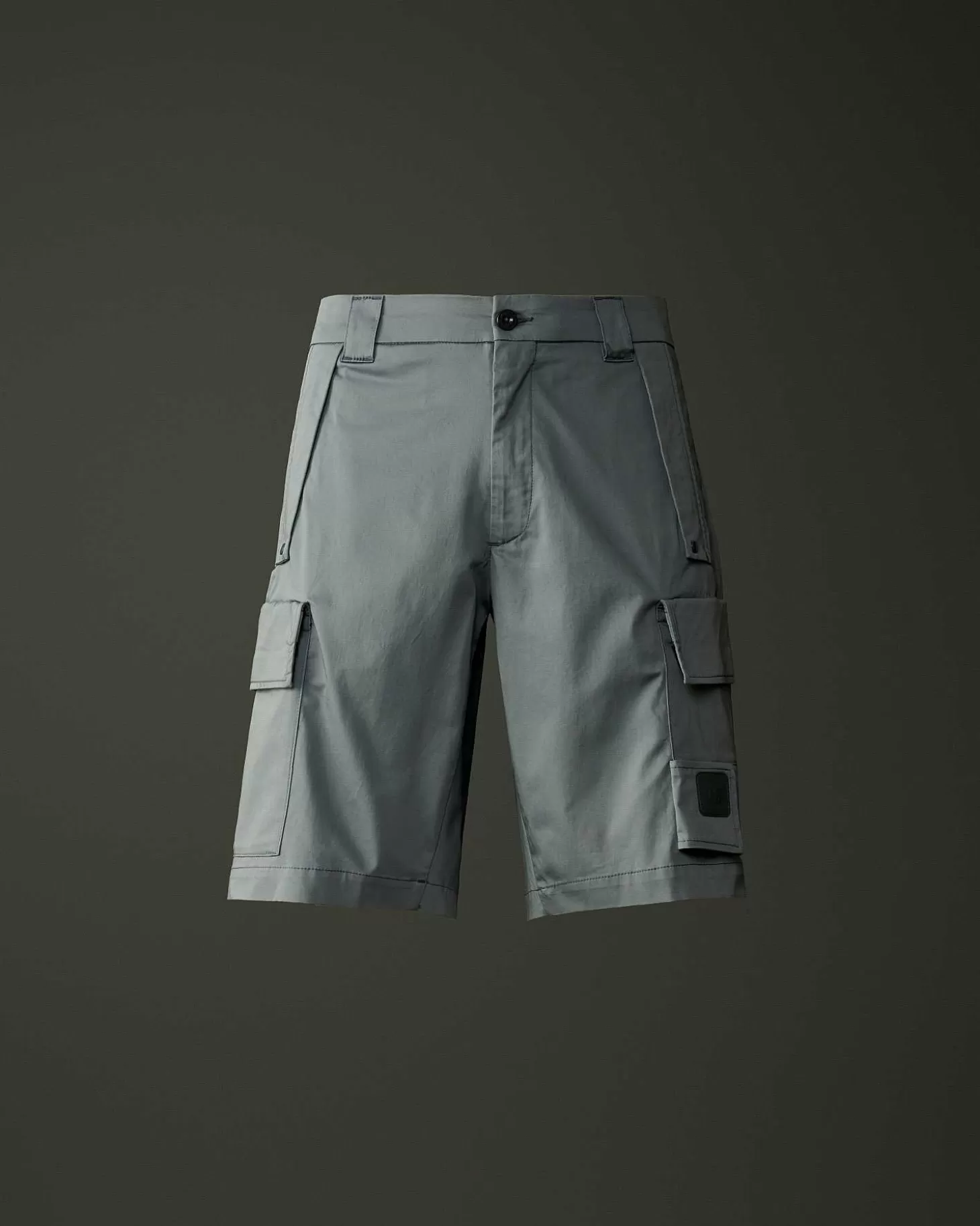 metropolis_series_stretch_sateen_cargo_shorts_1.webp Homme C.P. Company Metropolis Series^Metropolis Series Stretch Sateen Cargo Shorts