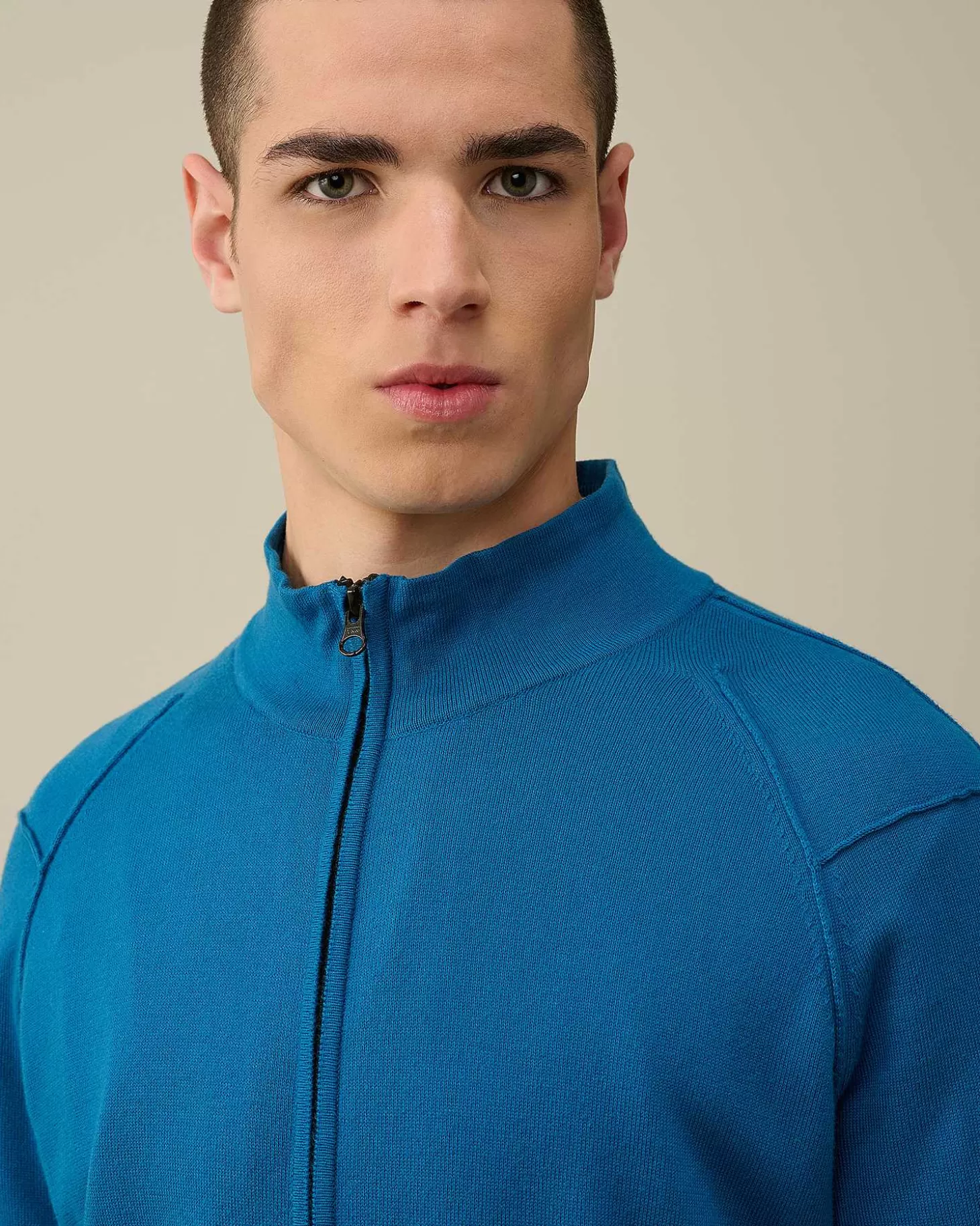 sea_island_zipped_knit_5-1.webp Homme C.P. Company Pulls^Sea Island Zipped Knit