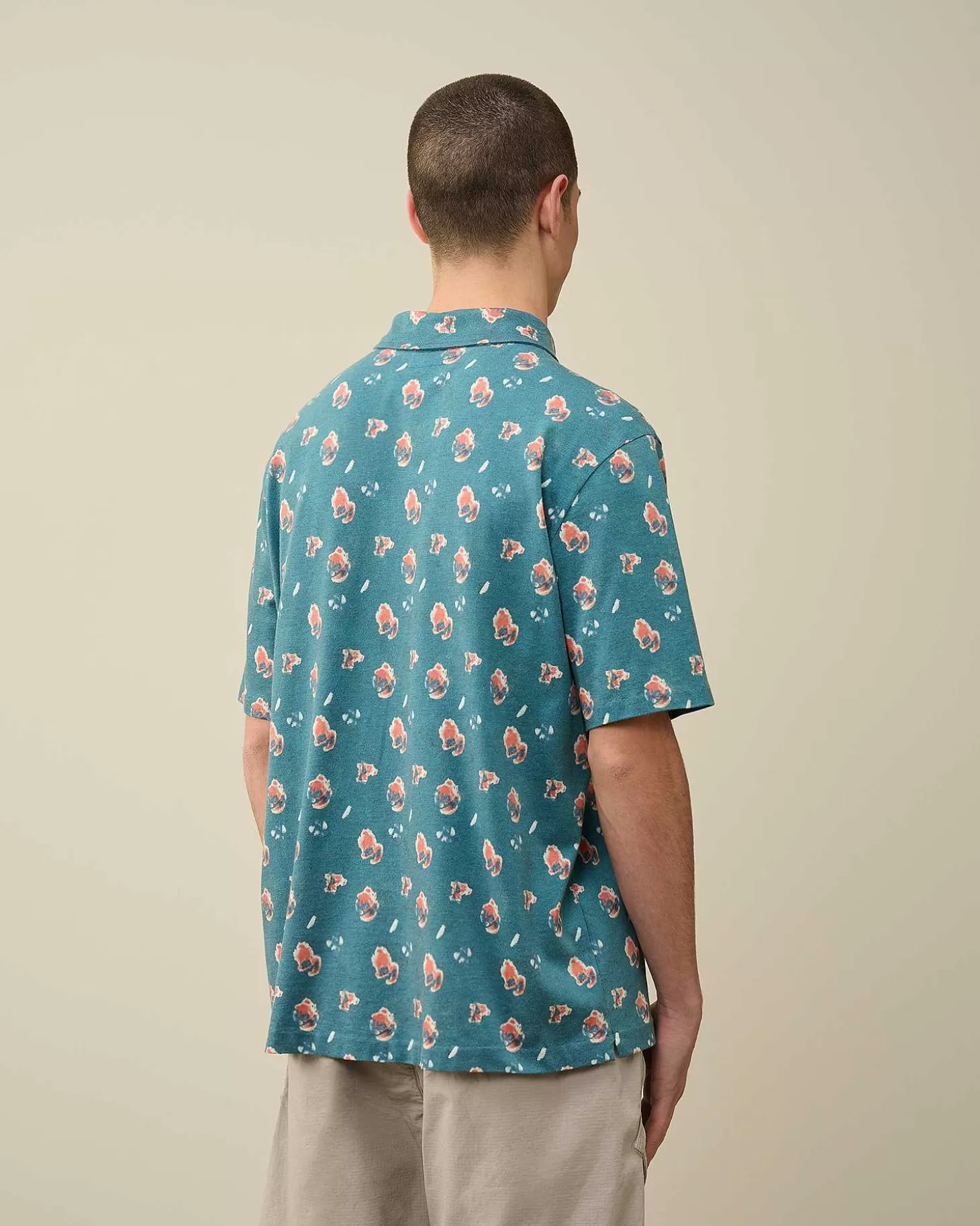 tacting_piquet_sponged_polo_shirt_3-1.webp Homme C.P. Company T-Shirts Et Polos^Tacting Piquet Sponged Polo Shirt