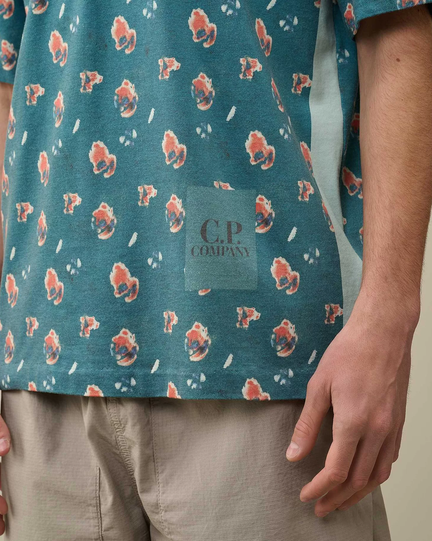 tacting_piquet_sponged_polo_shirt_4-1.webp Homme C.P. Company T-Shirts Et Polos^Tacting Piquet Sponged Polo Shirt