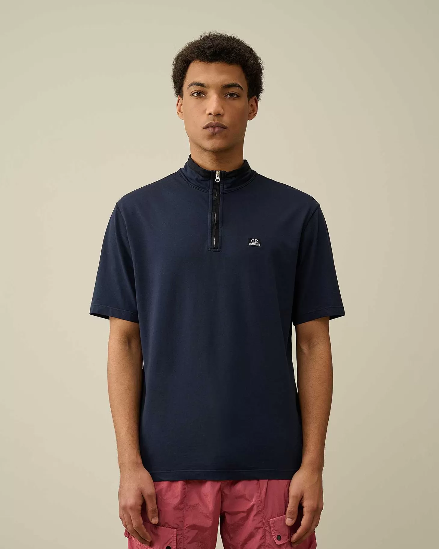 tacting_piquet_zipped_polo_shirt_2-3.webp Homme C.P. Company T-Shirts Et Polos^Tacting Piquet Zipped Polo Shirt