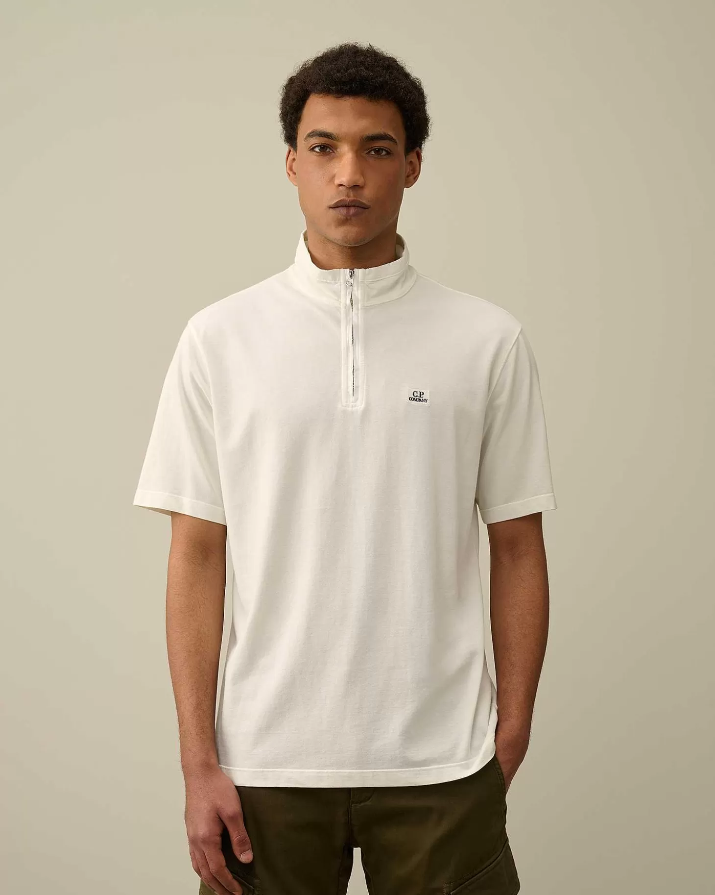 tacting_piquet_zipped_polo_shirt_2-7.webp Homme C.P. Company T-Shirts Et Polos^Tacting Piquet Zipped Polo Shirt