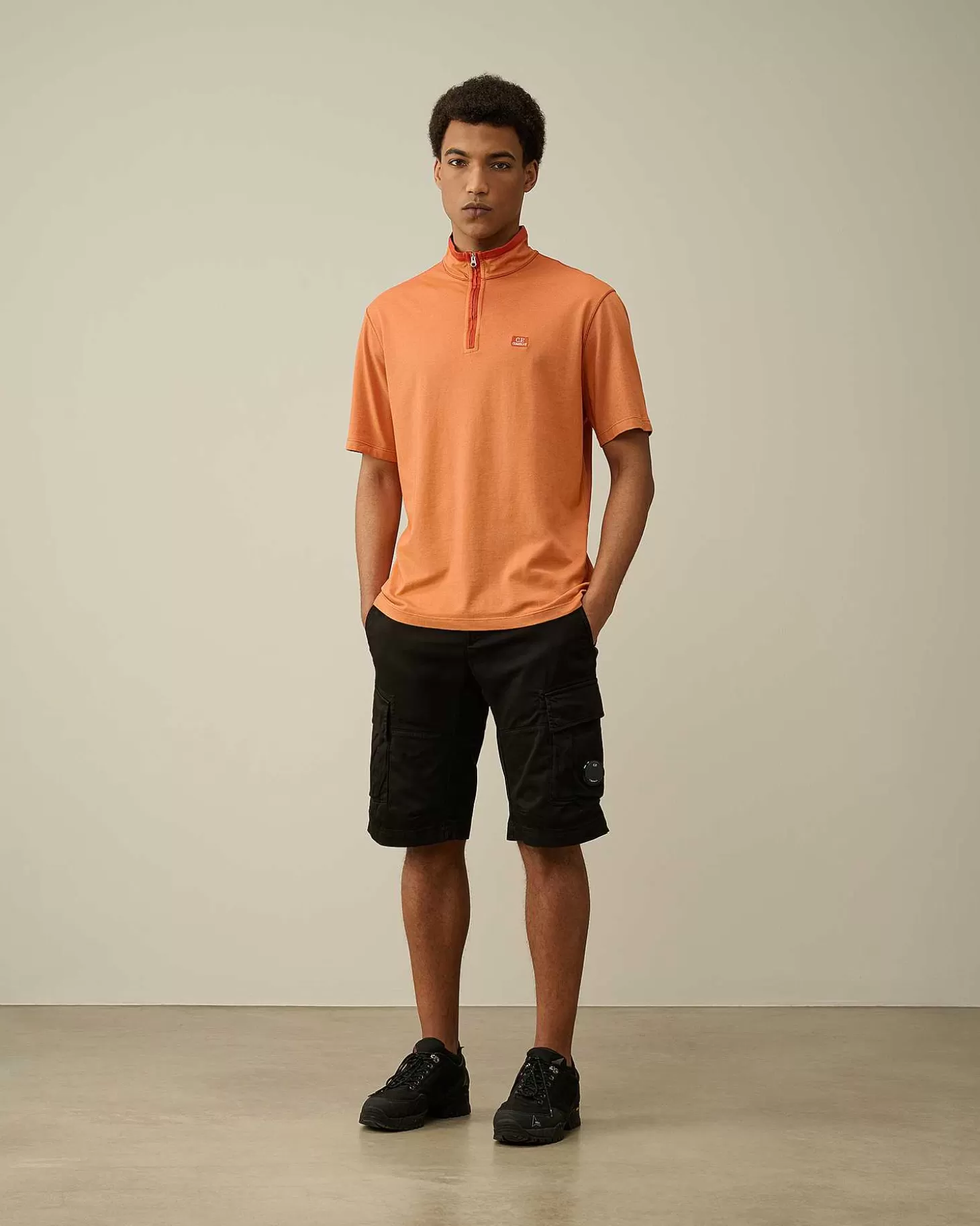 tacting_piquet_zipped_polo_shirt_6-6.webp Homme C.P. Company T-Shirts Et Polos^Tacting Piquet Zipped Polo Shirt