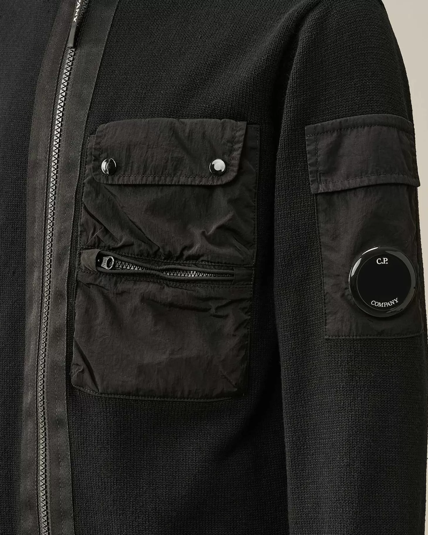 u16_cotton_mixed_hooded_knit_4.webp Kids C.P. Company Vêtements 4-8 Ans^U16 Cotton Mixed Hooded Knit