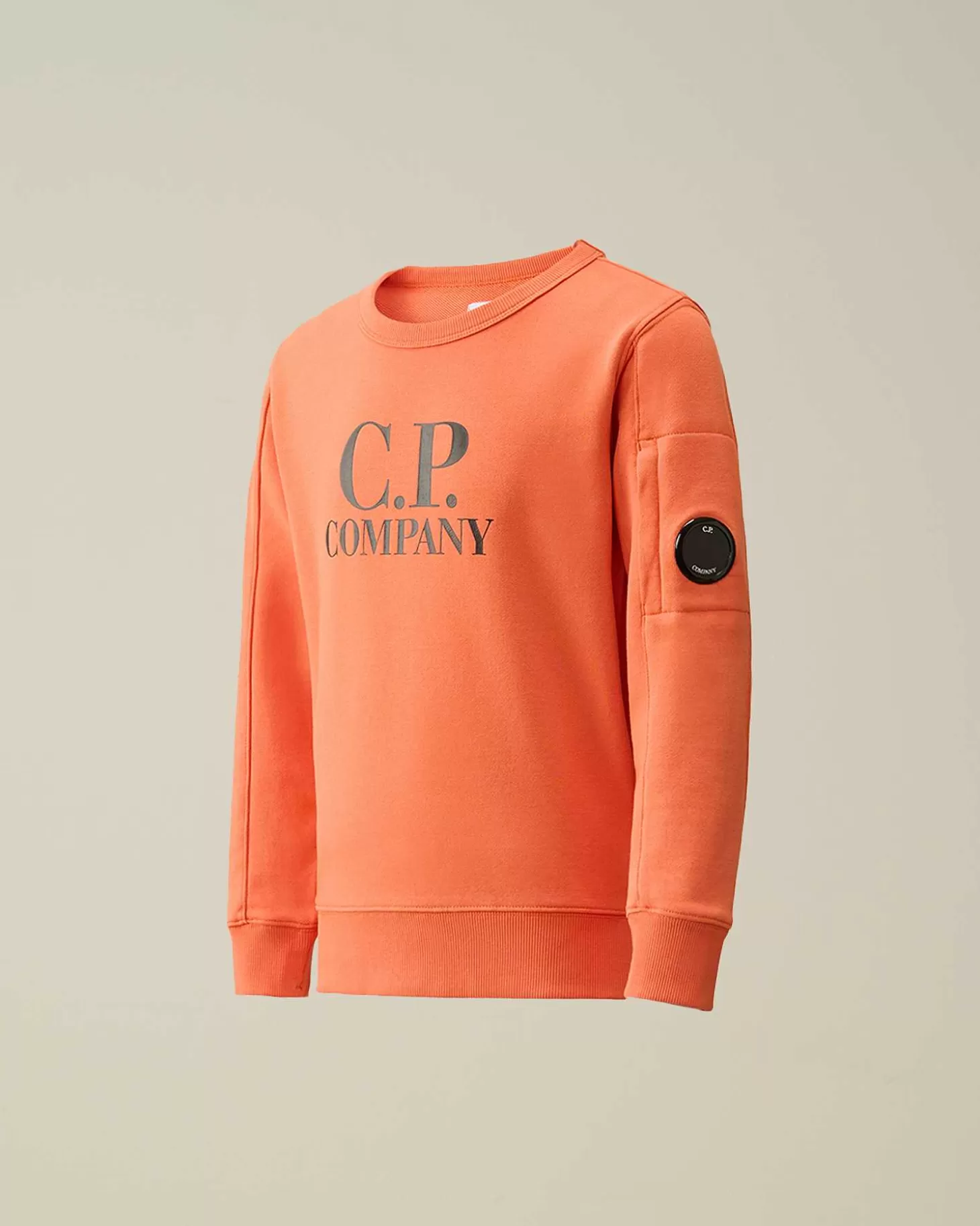 u16_diagonal_fleece_logo_sweatshirt_1-5.webp Kids C.P. Company Vêtements 10-14 Ans^U16 Diagonal Fleece Logo Sweatshirt