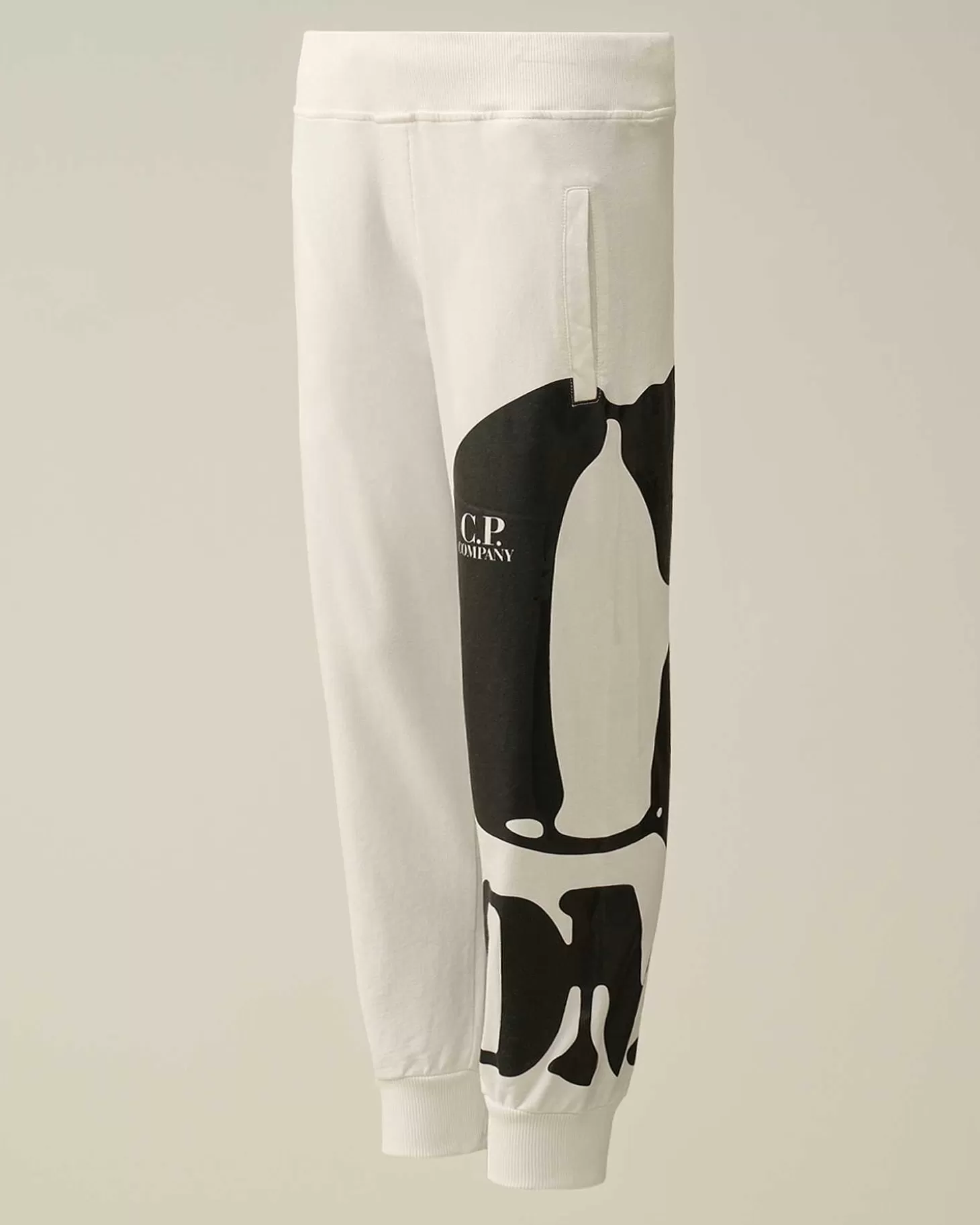 u16_light_fleece_logo_sweatpants_1-1.webp Kids C.P. Company Vêtements 10-14 Ans^U16 Light Fleece Logo Sweatpants