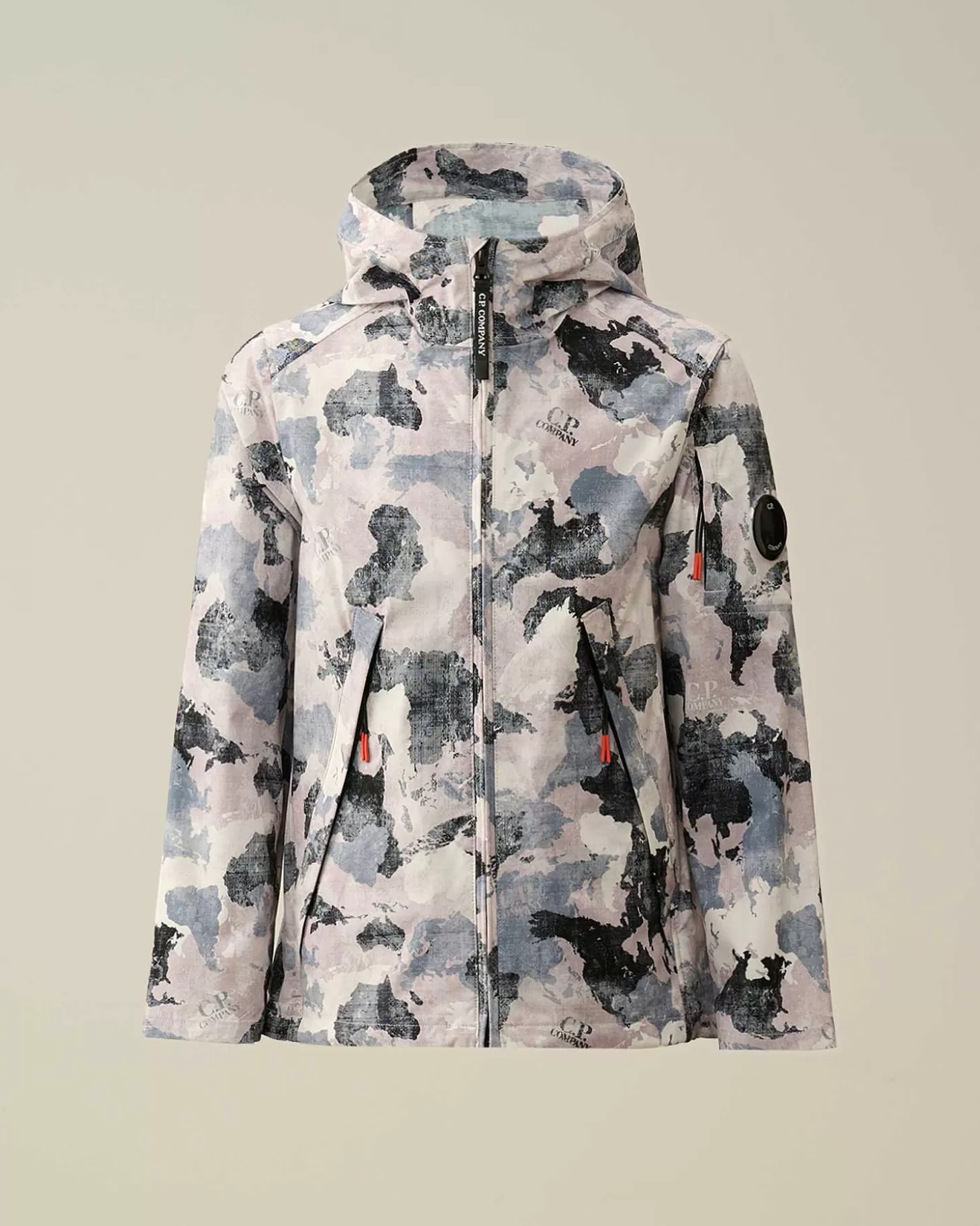 u16_protek_printed_hooded_jacket_2-1.webp Kids C.P. Company Vêtements 10-14 Ans^U16 Pro-Tek Printed Hooded Jacket