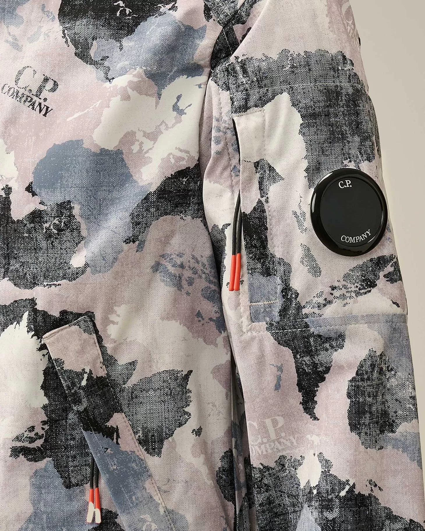 u16_protek_printed_hooded_jacket_4.webp Kids C.P. Company Vêtements 4-8 Ans^U16 Pro-Tek Printed Hooded Jacket